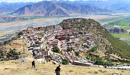 Escursionismo del Tibet da Gandan a Samye