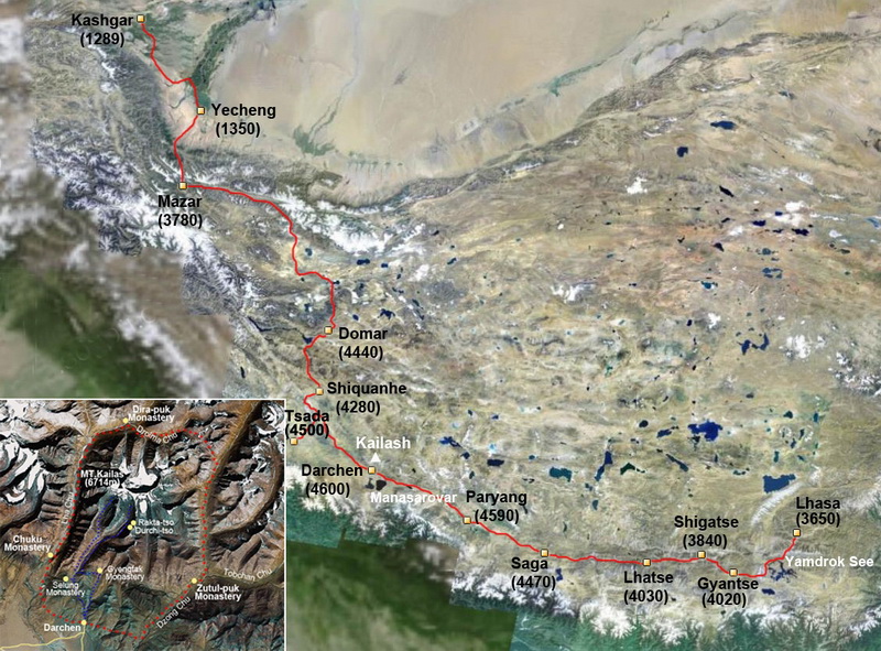 Viaggio della Via Terra dal Tibet allo Xinjiang con Escursionismo intorno a Kailash