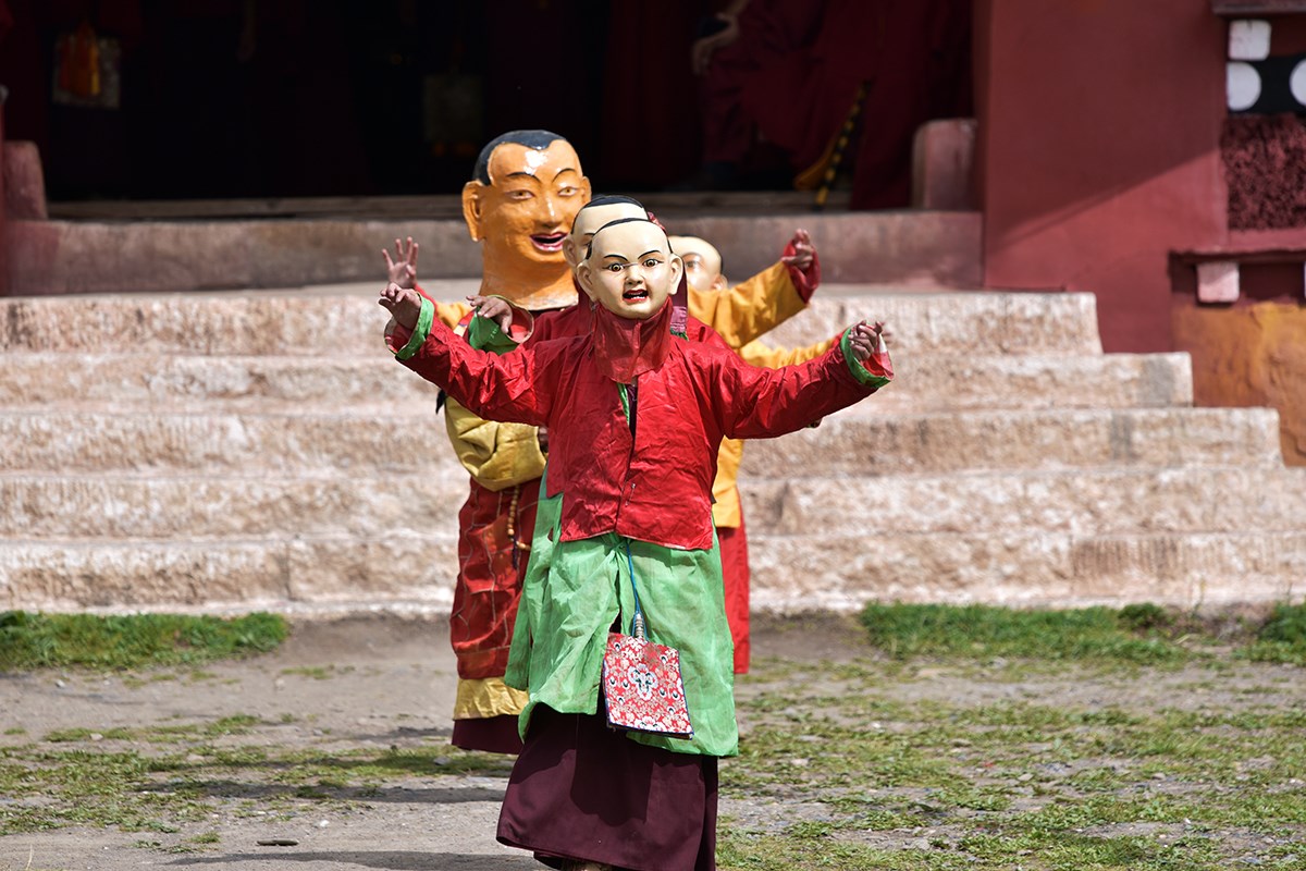 Mask Dance Festival at Huiyuan Temple | Foto da Liu Bin