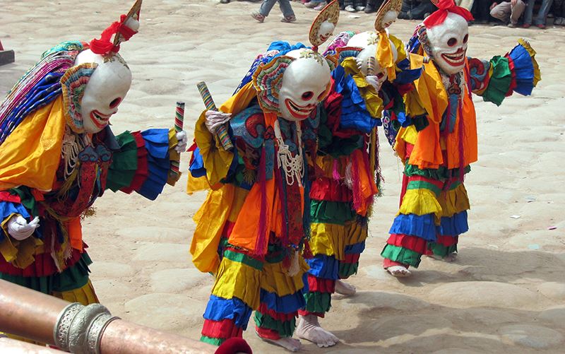 Mask Dance at Gomar Monastery