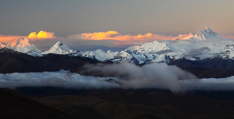 Sunrise of Himalaya