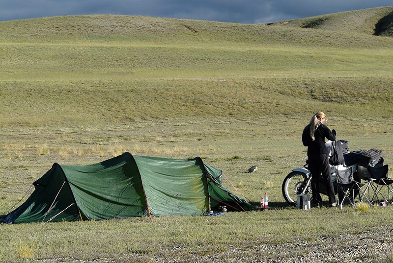 Camping in West Tibet