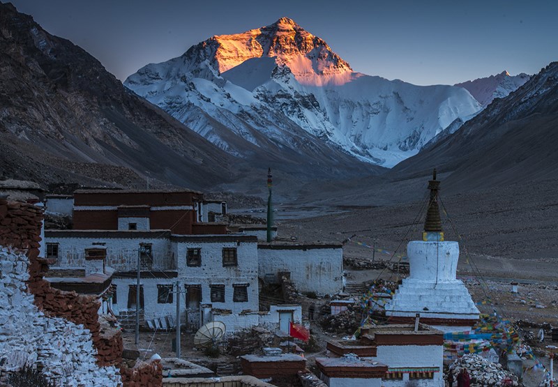 Everest and Rongbuk