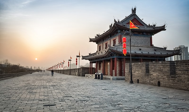 Old City Wall in Xian