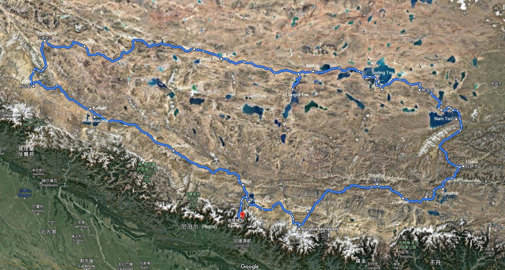 Viaggio del Self Drive a nord del Tibet e Kailash