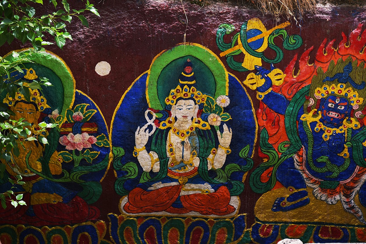 Mural at Sera Monastery | Foto da Liu Bin