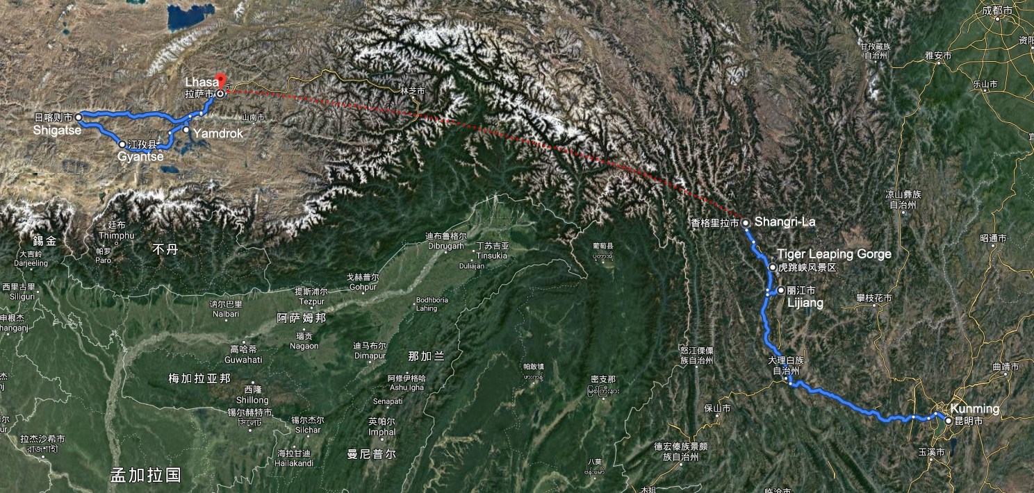Punti Salienti dello Yunnan e del Tibet
