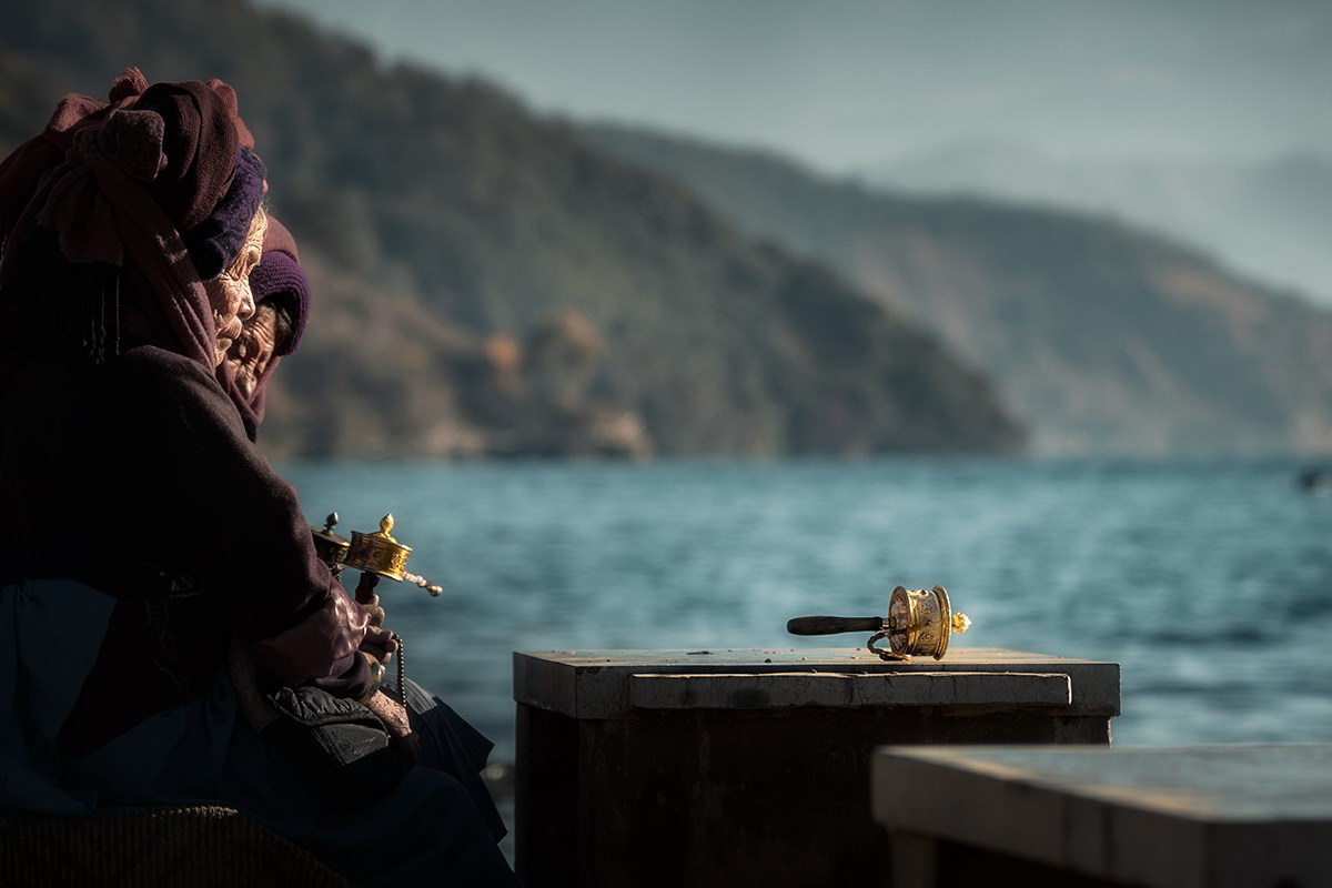 Old Women by Lugu Lake 